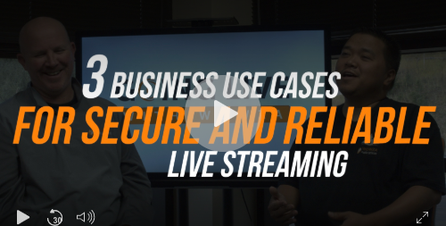 Video: 3 Use Cases for Live Streaming