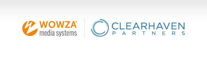 Wowza Media Systems logo and Clearhaven Partners logo