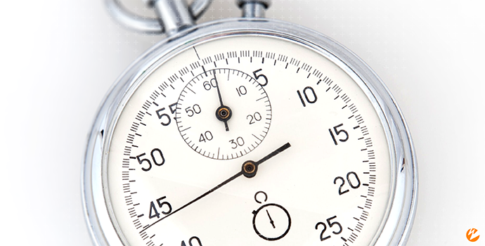 stopwatch depicting RTP streaming