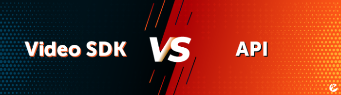 Video SDK vs. API
