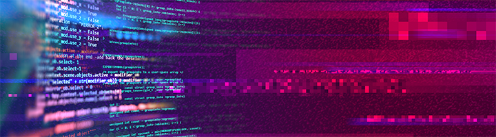 Image of data becoming compressed and encoded.