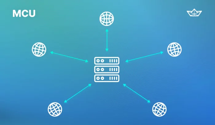 MCU server illustrated