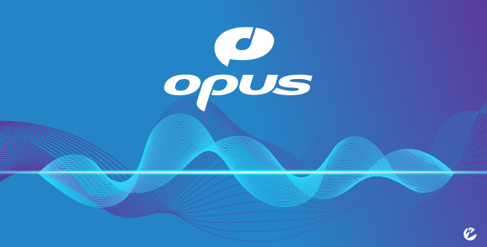 Opus Logo With Sound Waves