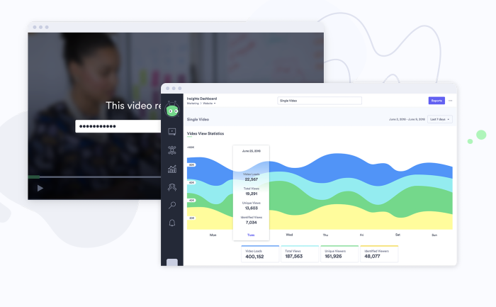 Screenshot of Vidyard's cloud streaming functionality