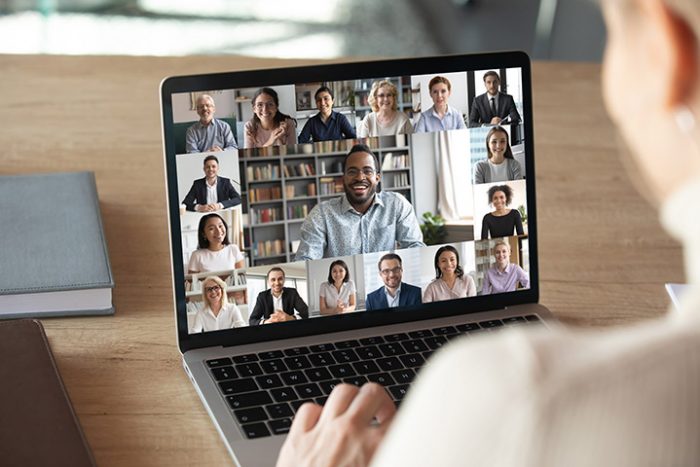 online team meeting