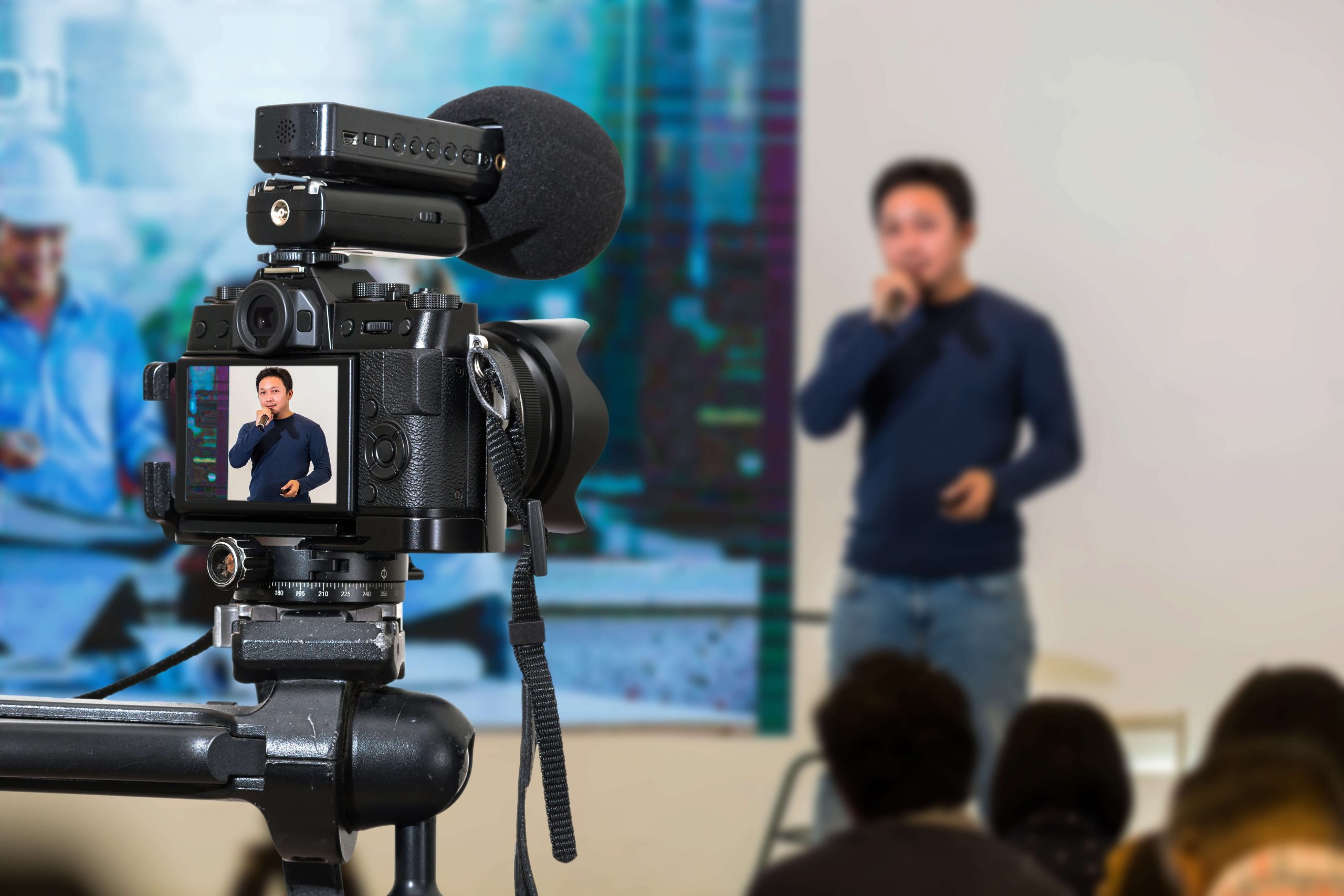 Product launch demonstration live streaming